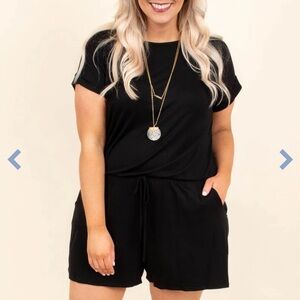Black romper from Chic Soul. Size 2x.
